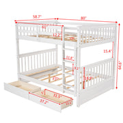 Bunk Bed With Ladders And 2 Storage Drawers - R&R Furniture Gallery (Fountain Valley, CA)