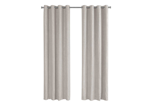 2 Pieces Set, Curtain Panel, Room Darkening, Grommet, Contemporary & Modern - R&R Furniture Gallery (Fountain Valley, CA)
