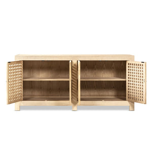 Alden - 4 Door Cabinet - White
