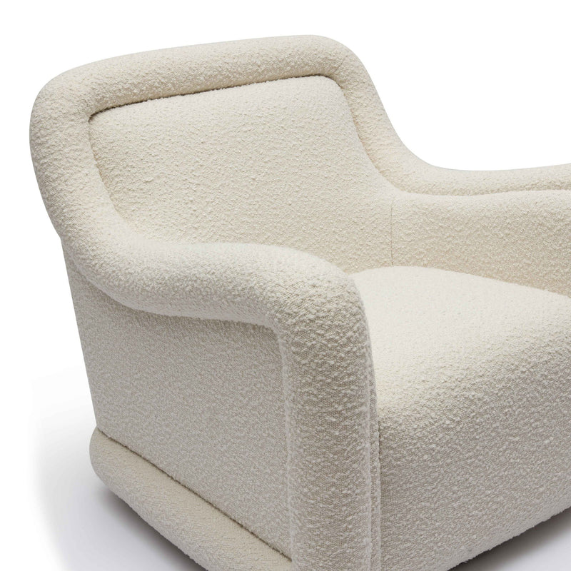 Charli - Boucle Swivel Chair - R&R Furniture Gallery (Fountain Valley, CA)