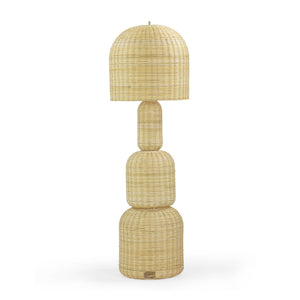 Kootu - Rattan Floor Lamp - Natural