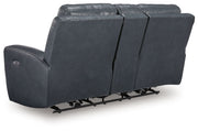 Next Move - Power Reclining Loveseat With Console / Adjustable Headrest - R&R Furniture Gallery (Fountain Valley, CA)