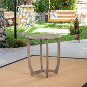 Hermosa - Rustic Circular Bistro Table - Gray - R&R Furniture Gallery (Fountain Valley, CA)