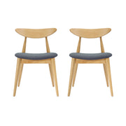 Ergonomic Back Dining Chairs (Set of 2) - R&R Furniture Gallery (Fountain Valley, CA)