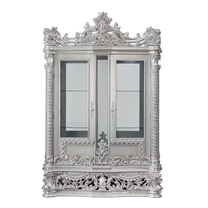 Valkyrie - Curio - Antique Platinum - R&R Furniture Gallery (Fountain Valley, CA)