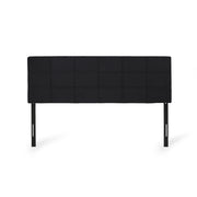 Marakesh - Contemporary Fabric Upholstered King / California King Headboard - Black - R&R Furniture Gallery (Fountain Valley, CA)