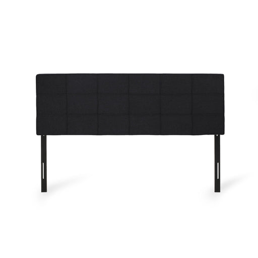 Marakesh - Contemporary Fabric Upholstered King / California King Headboard - Black - R&R Furniture Gallery (Fountain Valley, CA)