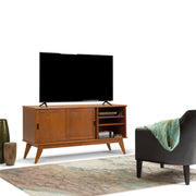 Draper - Handcrafted Mid Century Low TV Media Stand - R&R Furniture Gallery (Fountain Valley, CA)
