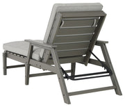 Visola - Chaise Lounge with Cushion - Gray - R&R Furniture Gallery (Fountain Valley, CA)