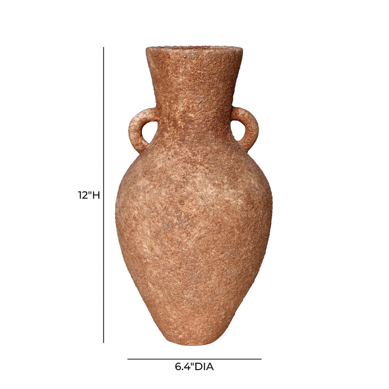 Earthenware - Roman Vase With Handles - Terracotta - R&R Furniture Gallery (Fountain Valley, CA)