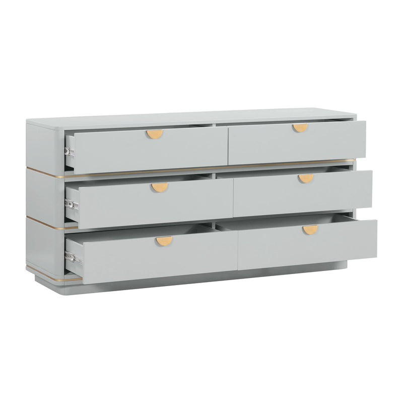 Julieta - 6 Drawer Dresser - R&R Furniture Gallery (Fountain Valley, CA)