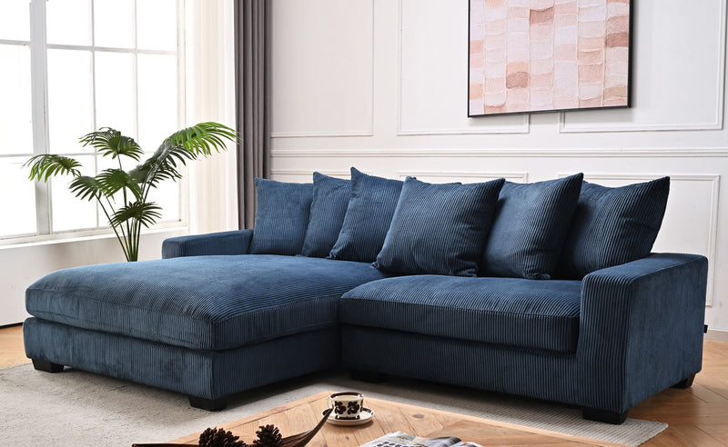 Luxe - Oversized 2 Piece Sectional Couches For Living Room, L Shaped Sofa With Chaise - R&R Furniture Gallery (Fountain Valley, CA)