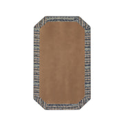 TOV Furniture Charlene 35x59-inch jewel wall mirror with a sleek frame, perfect for modern bedroom or living room decor.