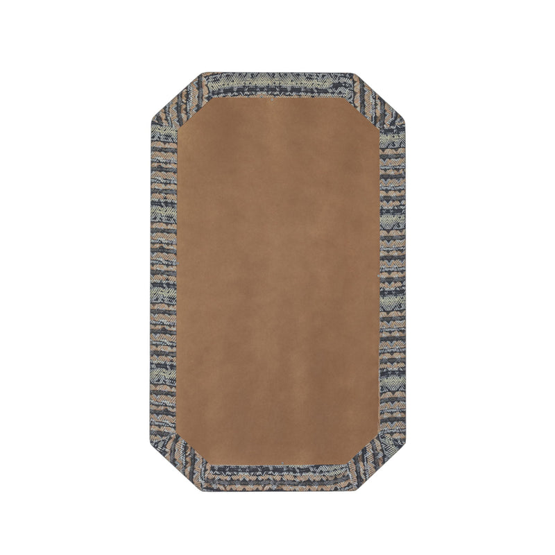 TOV Furniture Charlene 35x59-inch jewel wall mirror with a sleek frame, perfect for modern bedroom or living room decor.