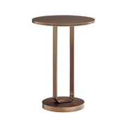 Tareel - Round Accent Table With Open Oval Pedestal - Antique Bronze - R&R Furniture Gallery (Fountain Valley, CA)