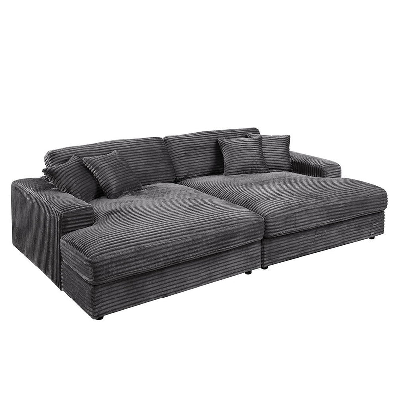 Hilde - Sectional Sofa With 4 Pillows - R&R Furniture Gallery (Fountain Valley, CA)
