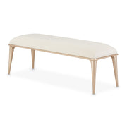 La Rachelle - Bed Bench - Champagne - R&R Furniture Gallery (Fountain Valley, CA)