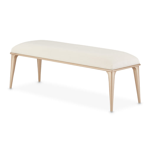 La Rachelle - Bed Bench - Champagne - R&R Furniture Gallery (Fountain Valley, CA)