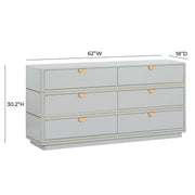 Julieta - 6 Drawer Dresser - R&R Furniture Gallery (Fountain Valley, CA)