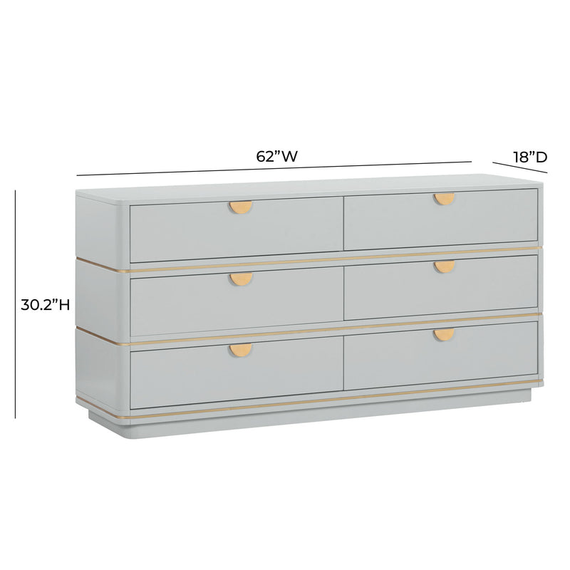Julieta - 6 Drawer Dresser - R&R Furniture Gallery (Fountain Valley, CA)