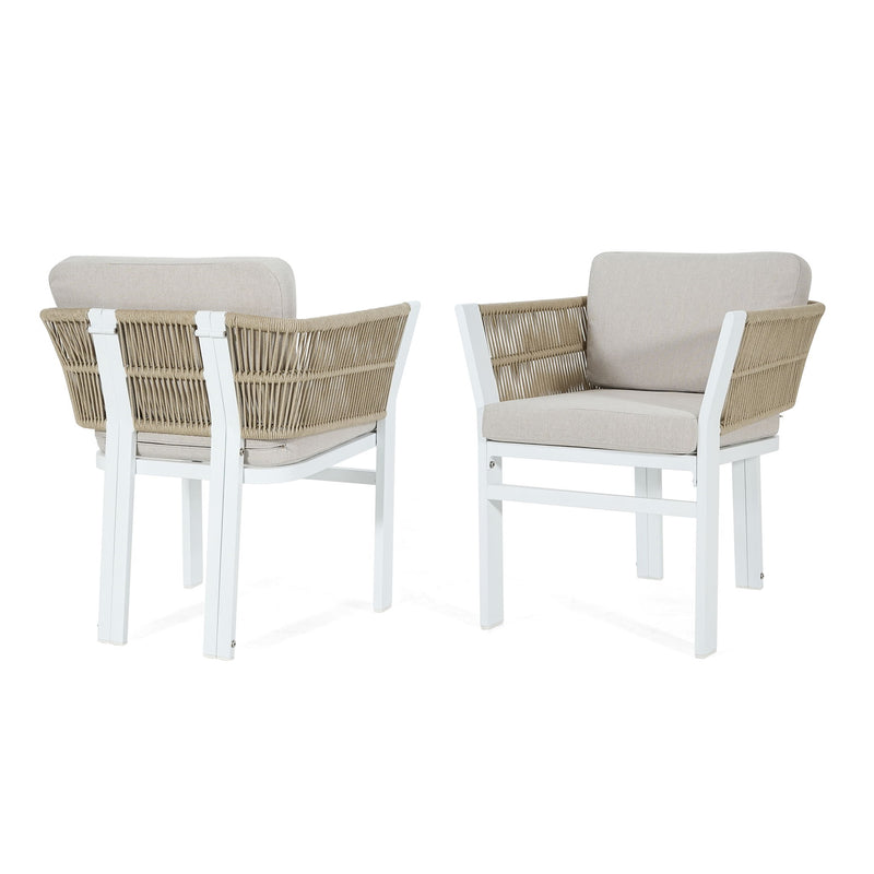 Outdoor Dining Chair, All-Weather Patio Seating For Backyard (Set of 2) - R&R Furniture Gallery (Fountain Valley, CA)