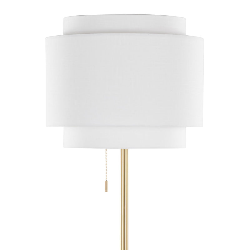 Lumi Source Tier contemporary floor lamp with sleek metal stand and adjustable head, modern lighting for living rooms and offices.