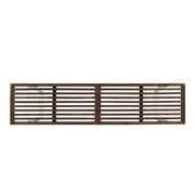 Noble House Intrinsic outdoor dining bench with slat top, wooden slatted design, suitable for patio or garden seating.