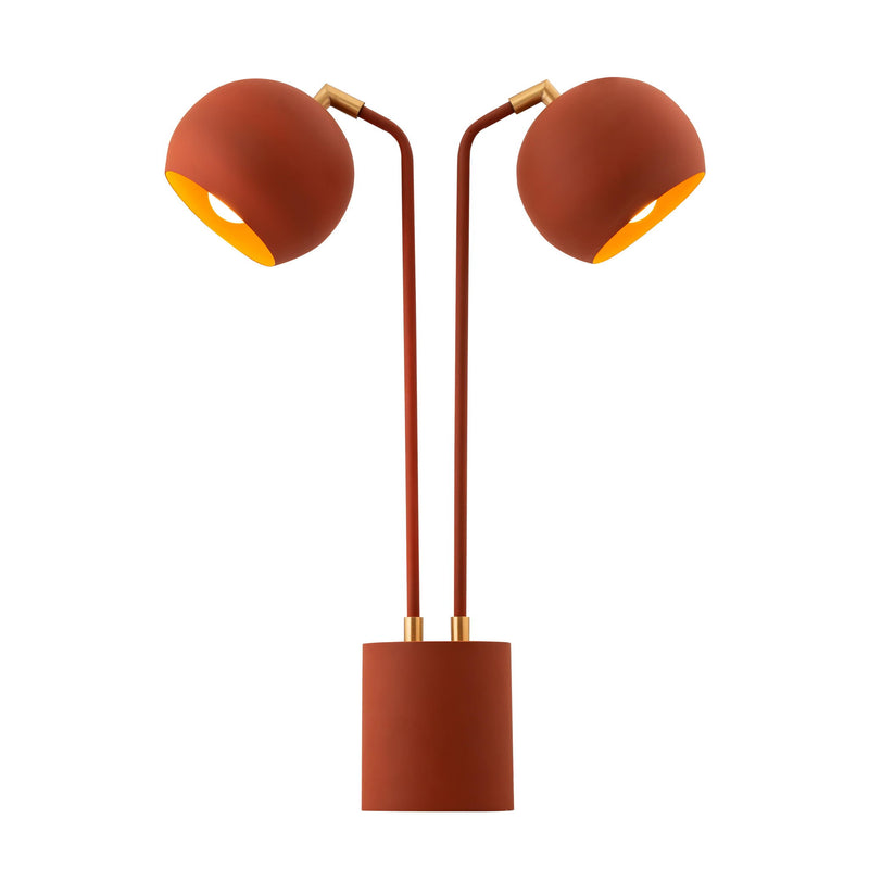 Hubli - Table Lamp - Red - R&R Furniture Gallery (Fountain Valley, CA)
