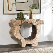 Odette - Console Table - Natural - R&R Furniture Gallery (Fountain Valley, CA)