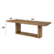 Zoey - Dining Table - Oak - R&R Furniture Gallery (Fountain Valley, CA)