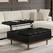 Mariah - Upholstered Lift Top Table Storage Ottoman - R&R Furniture Gallery (Fountain Valley, CA)