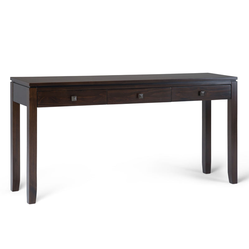 Cosmopolitan - Wide Console Sofa Table - Mahogany Brown - R&R Furniture Gallery (Fountain Valley, CA)