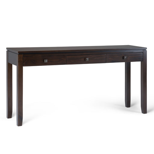 Cosmopolitan - Wide Console Sofa Table - Mahogany Brown - R&R Furniture Gallery (Fountain Valley, CA)