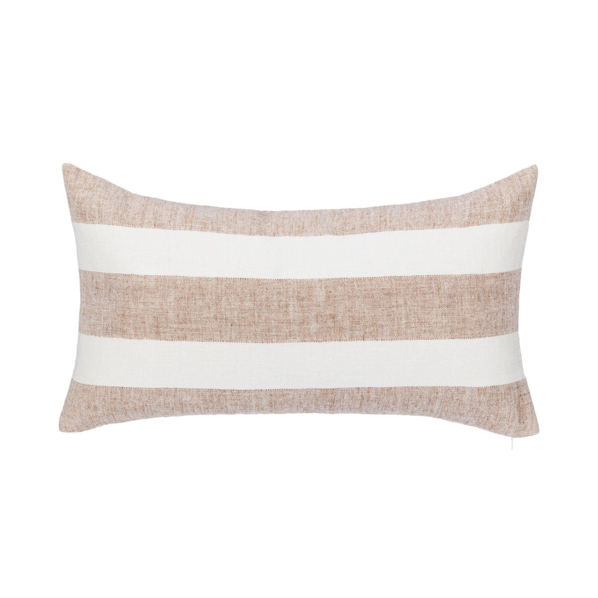 Classic Home Eleanor 14x26 inch natural ivory accent pillow with soft fabric and subtle texture for stylish home decor.