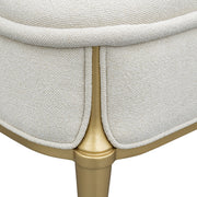 Scotts Square - Accent Bench - Light Champagne - R&R Furniture Gallery (Fountain Valley, CA)