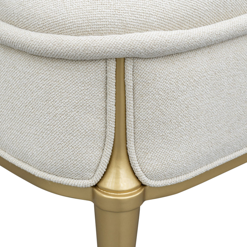 Scotts Square - Accent Bench - Light Champagne - R&R Furniture Gallery (Fountain Valley, CA)