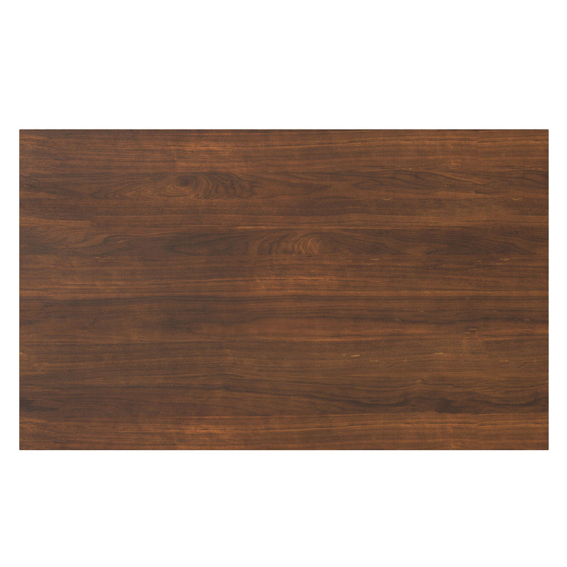 Handcrafted square dining table by Simpli-Home with a smooth wooden surface and sturdy legs, ideal for modern dining rooms.