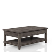 Lift Top Cocktail Table With Casters - Gray - R&R Furniture Gallery (Fountain Valley, CA)