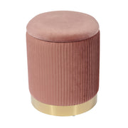 Zoe - Velvet Storage Ottoman - R&R Furniture Gallery (Fountain Valley, CA)