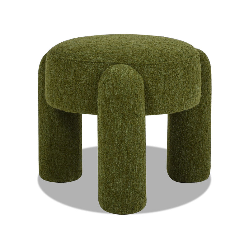 Hugo - Round Fully Upholstered Ottoman - R&R Furniture Gallery (Fountain Valley, CA)