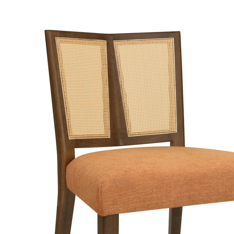 Mid Century Rattan Dining Chair Without Arms Set - R&R Furniture Gallery (Fountain Valley, CA)