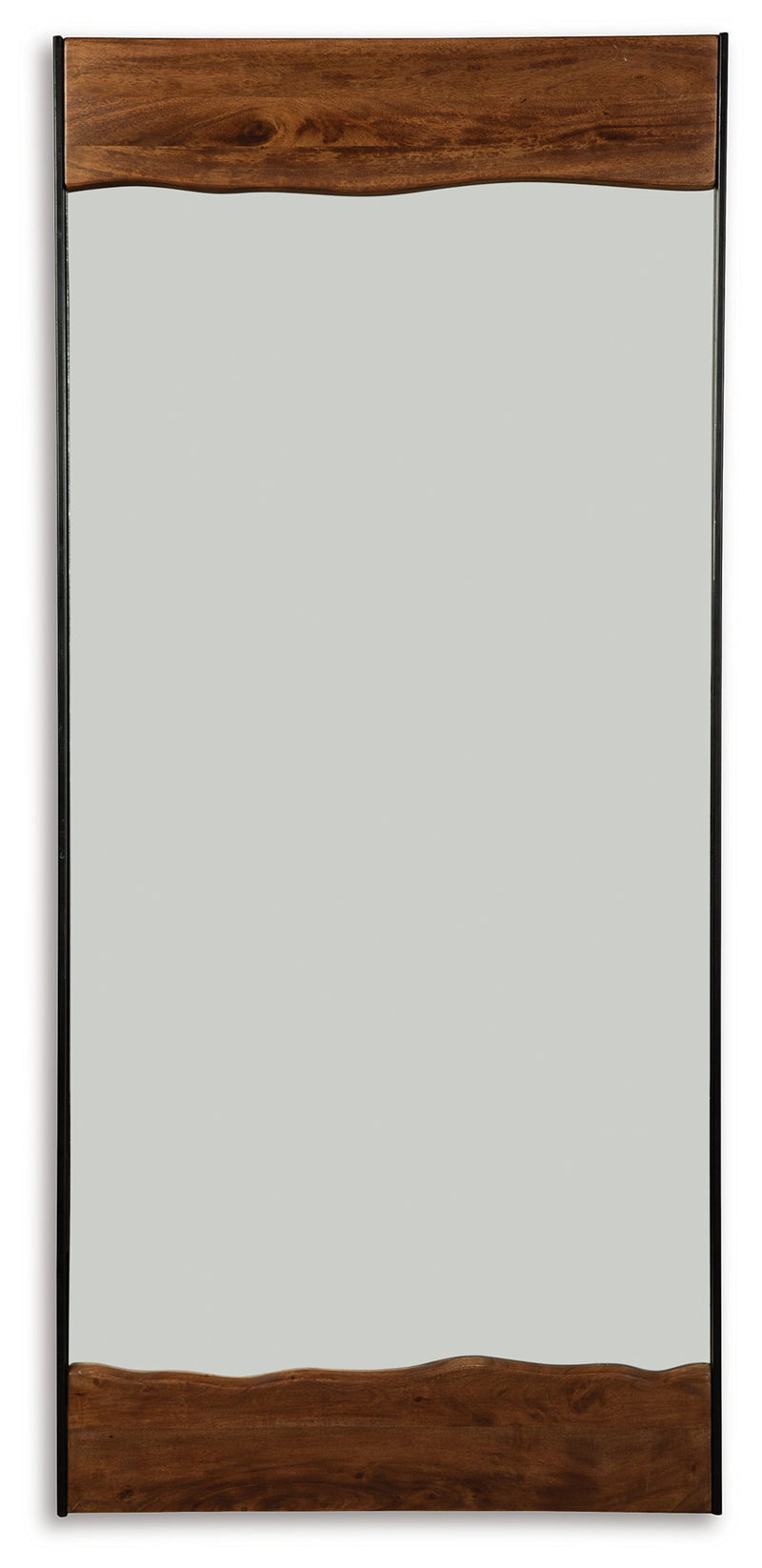 Panchali - Floor Mirror - Brown / Black - R&R Furniture Gallery (Fountain Valley, CA)