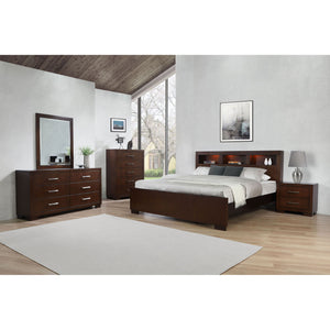 Polk - 6 Drawer Dresser With Mirror - Cappuccino