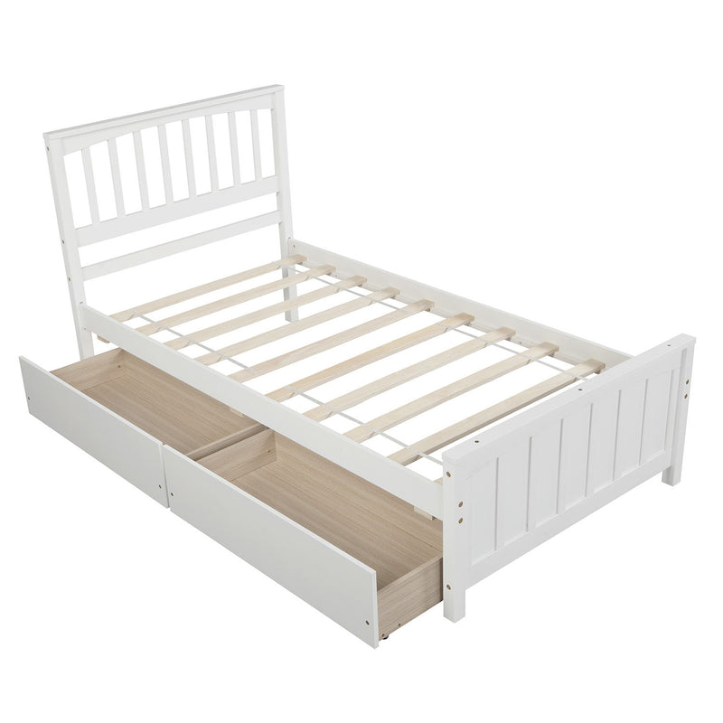 Platform Bed With Two Drawers - R&R Furniture Gallery (Fountain Valley, CA)
