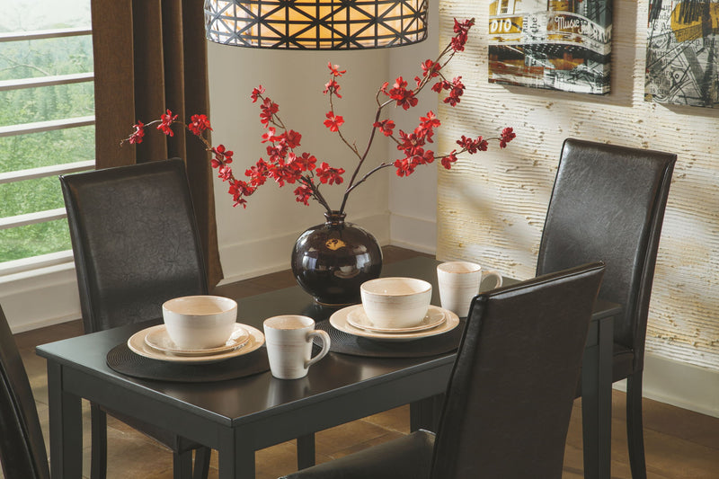 Kimonte - Rectangular Dining Room Table - Dark Brown - R&R Furniture Gallery (Fountain Valley, CA)