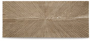 Lenora - Wall Decor - Distressed Brown - R&R Furniture Gallery (Fountain Valley, CA)
