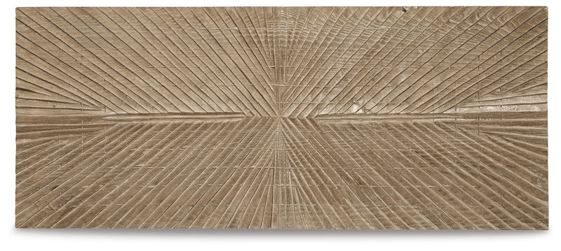 Lenora - Wall Decor - Distressed Brown - R&R Furniture Gallery (Fountain Valley, CA)