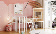 Loft Bed With Roof, Window, Guardrail, Ladder - R&R Furniture Gallery (Fountain Valley, CA)