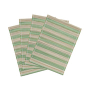Set of four bamboo placemats from TOV Furniture featuring natural woven texture for dining table decor.