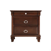Glory Furniture Triton accent nightstand in cappuccino finish with a modern design and single drawer.
